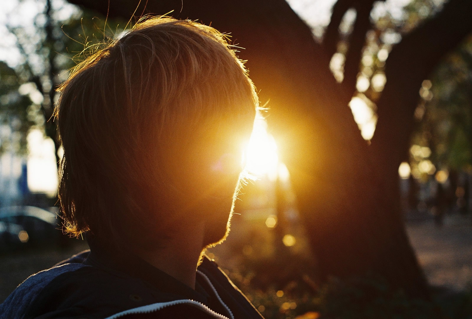 Caught between the light